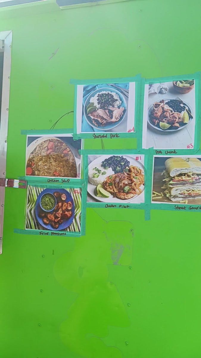 Juanitos Caribbean | Cuban menu board
