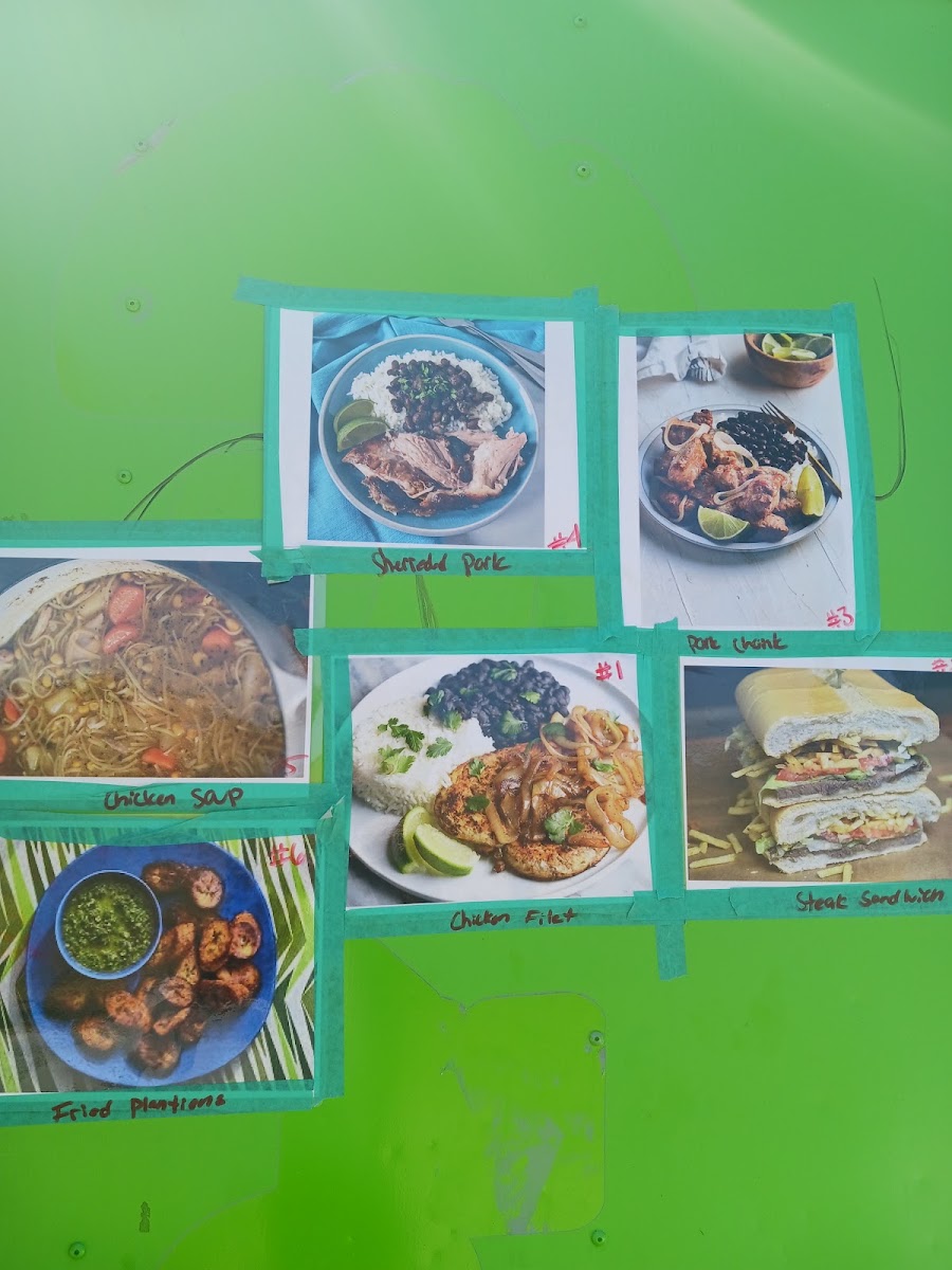 Juanitos Caribbean | Cuban menu board