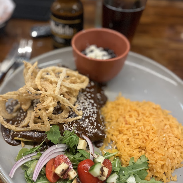 Mole Enchiladas