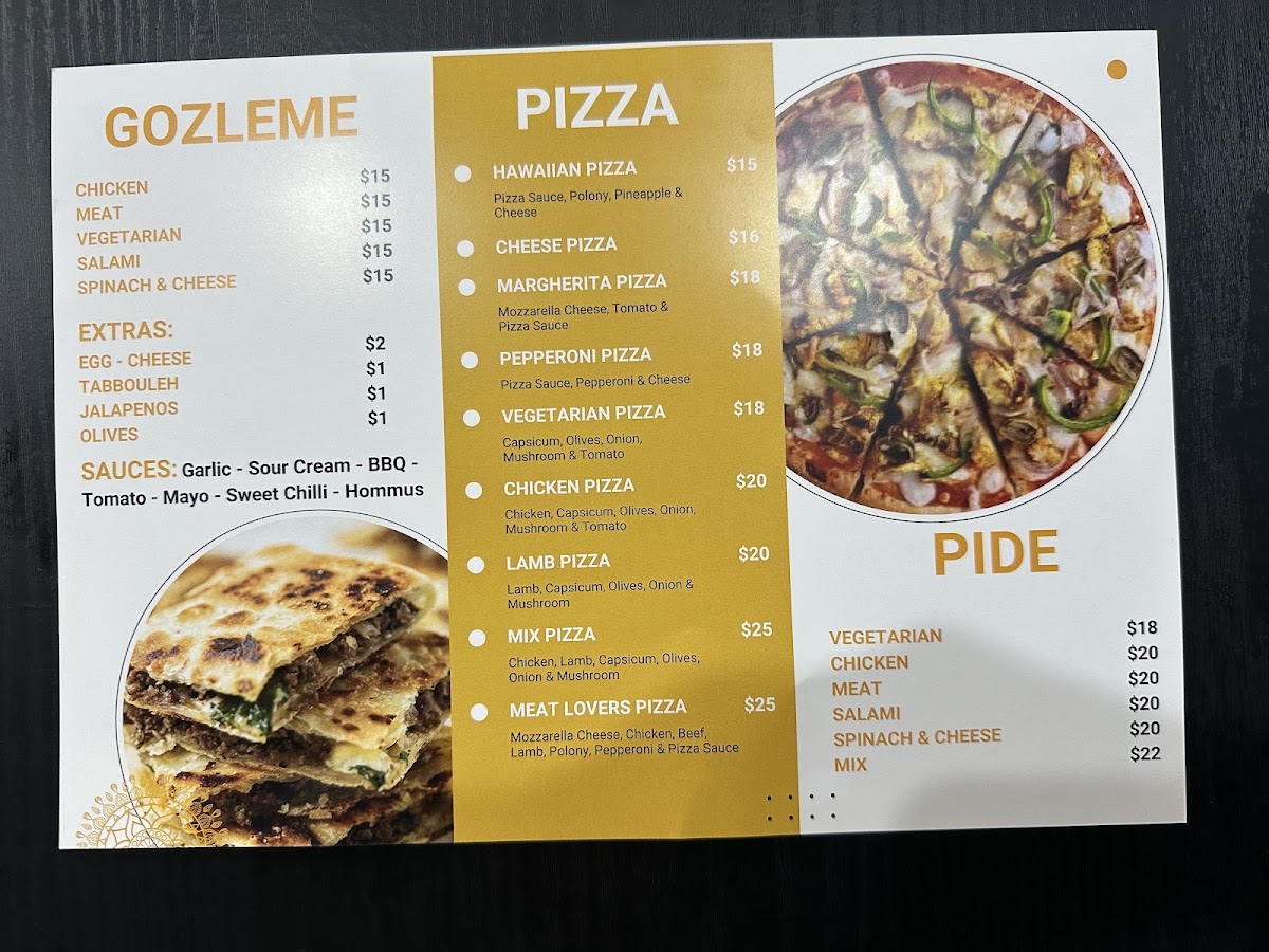 Red Sea Cafe & Shisha menu board