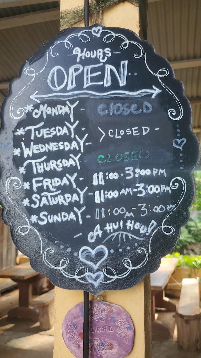 Roots Alchemy menu board