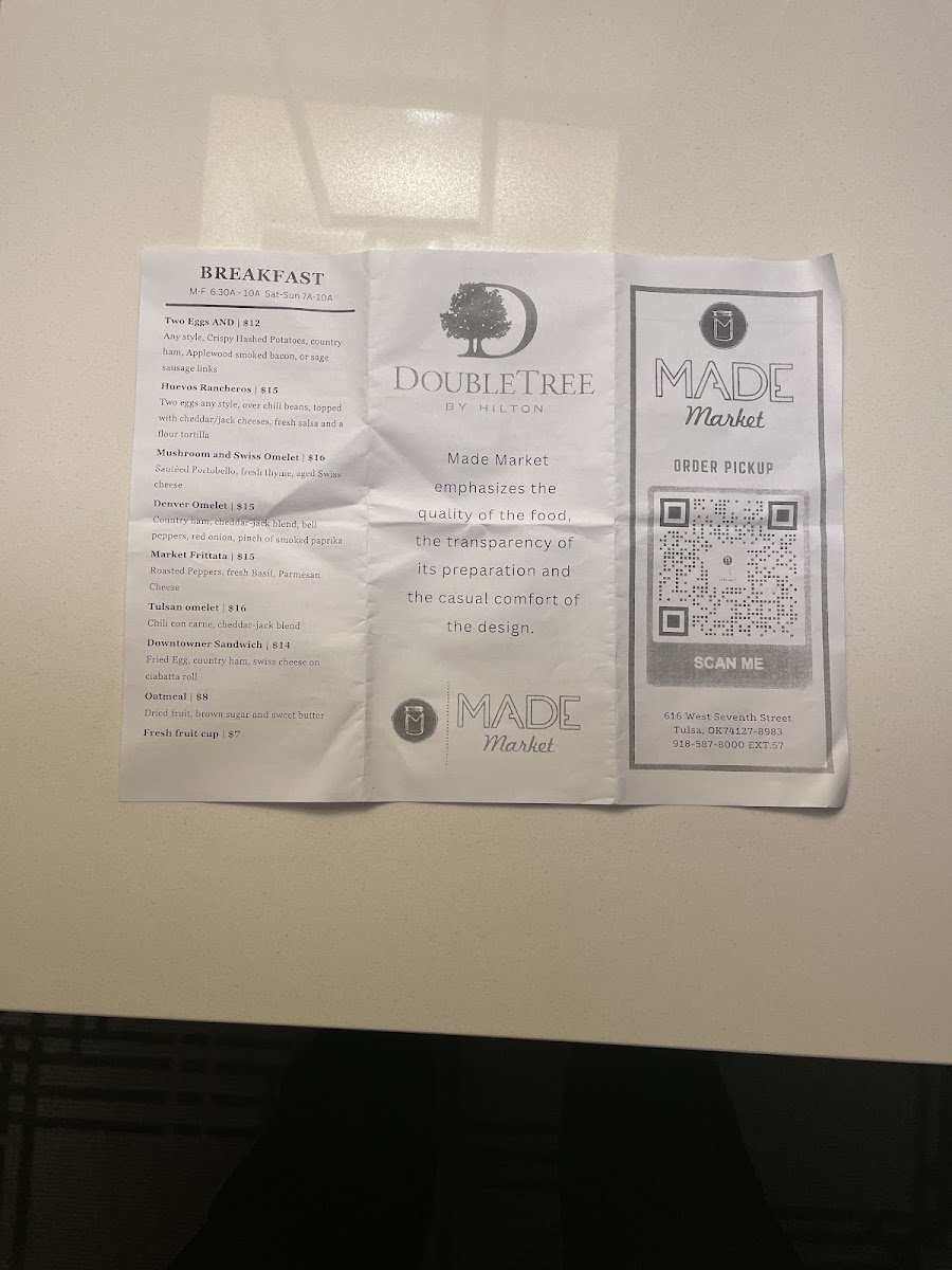 Made Market menu board