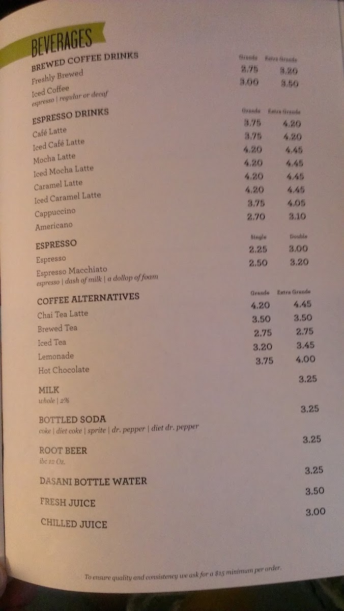 Made Market menu board