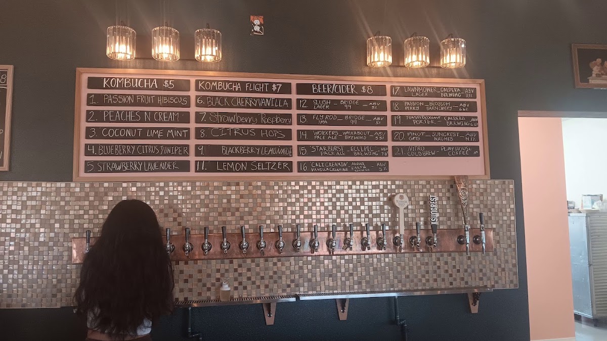 Moxie Brew menu board