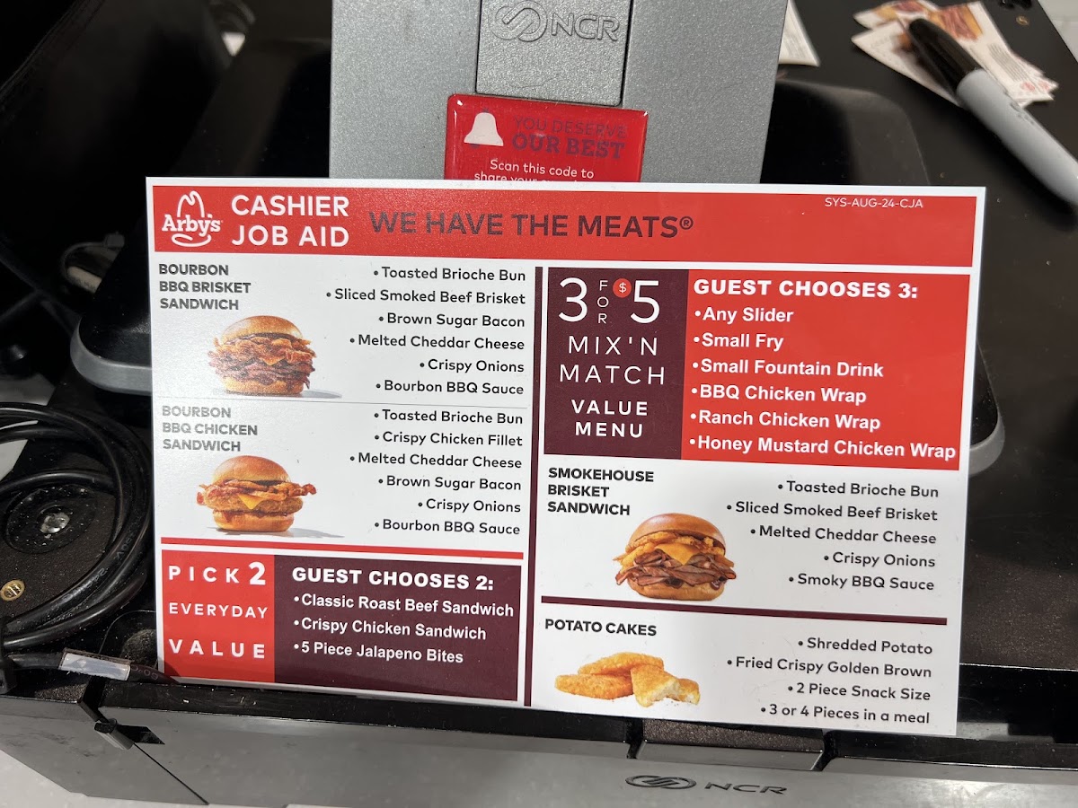 Arby’s Pilot menu board