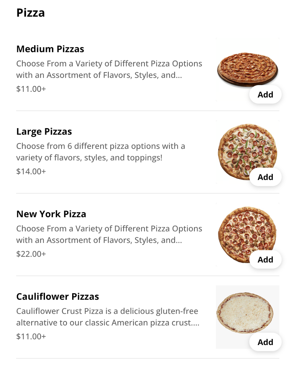 Saroki's Crispy Chicken & Pizza menu board