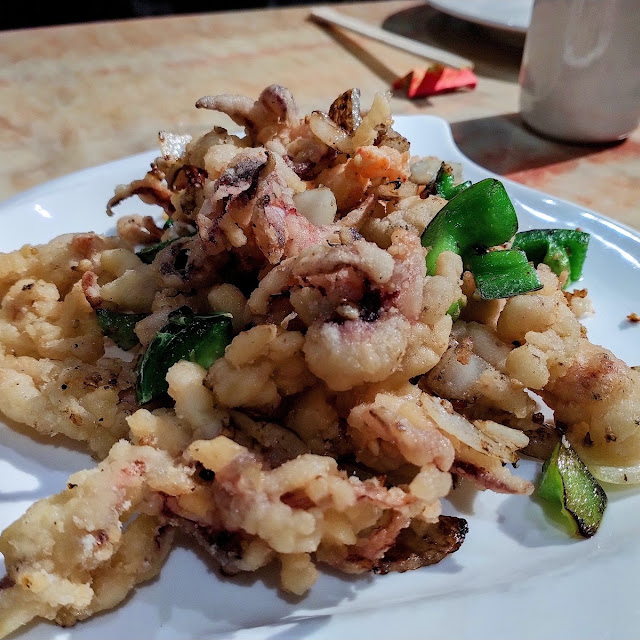 Salt and Pepper Sliced Squid