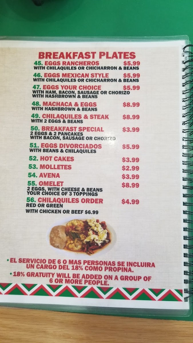 El Portal Del CIRO'S Mexican & Seafood menu board