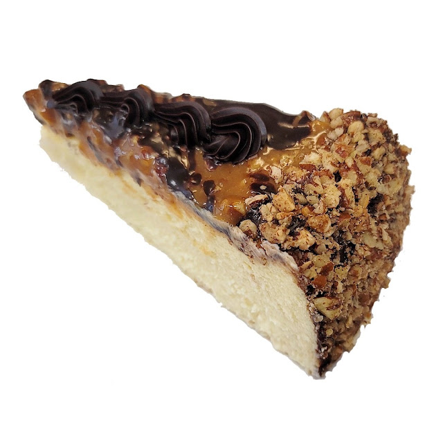 Texas Turtle Cheesecake Slice