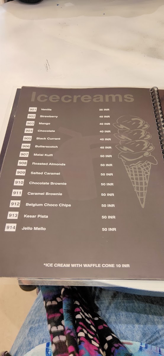 The Flavors Cafe- Shakes,Juices,Pizza,Sandwich,Waffle menu board