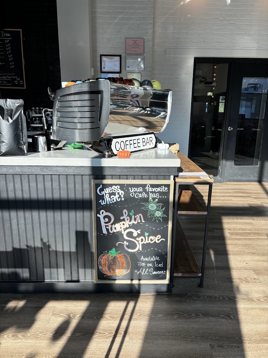 Hazel Origin Coffee LLC menu board