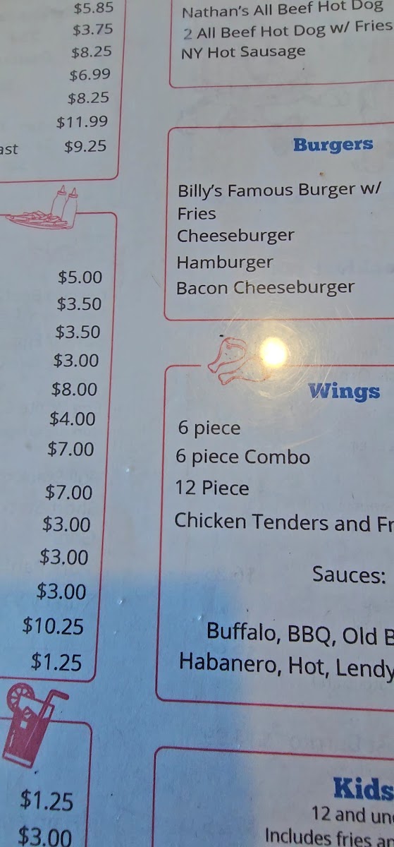 Billys Burgers and Dogs