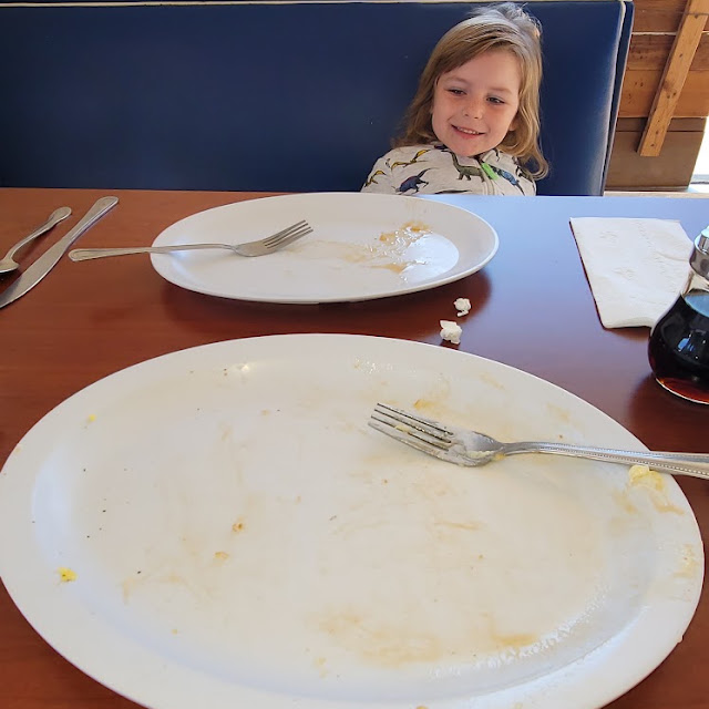 Empty Pancake Platter