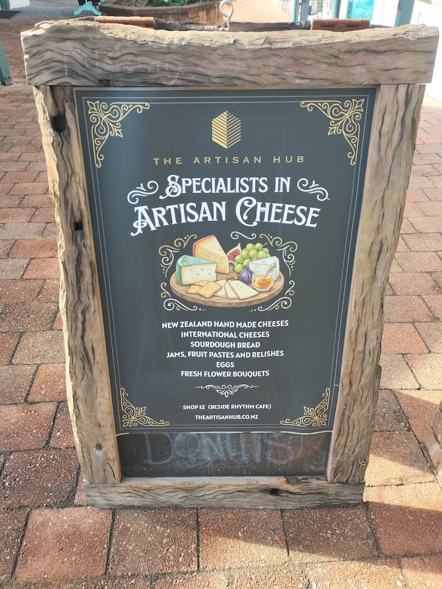 Rhythm Cafe menu board
