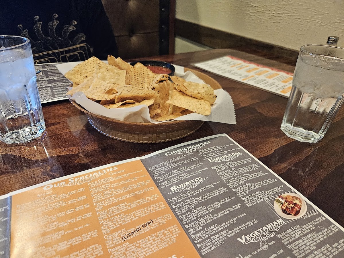 El Gallo Mexican Cuisine menu board