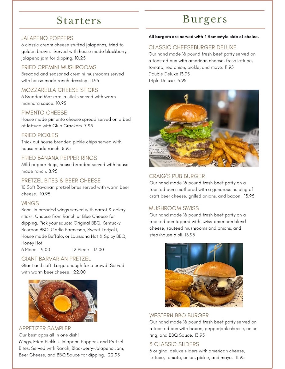 Kim’s Southern Table menu board