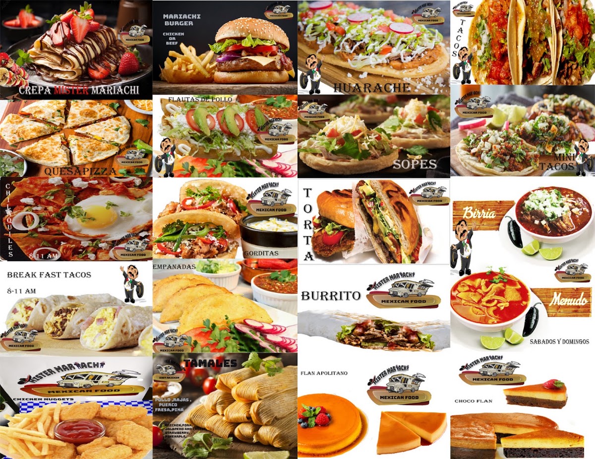 mister mariachi menu board