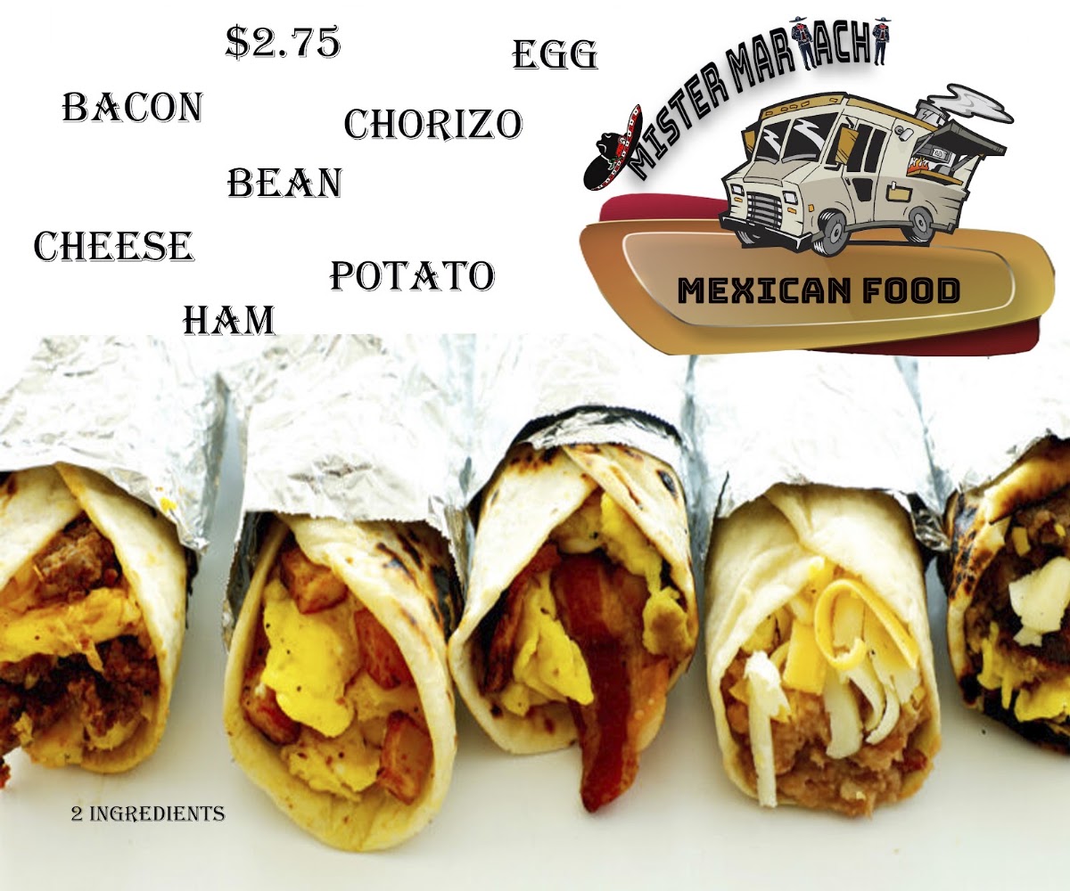 mister mariachi menu board