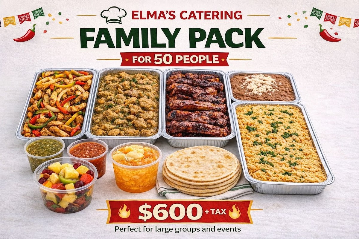 Elma’s Taqueria menu board