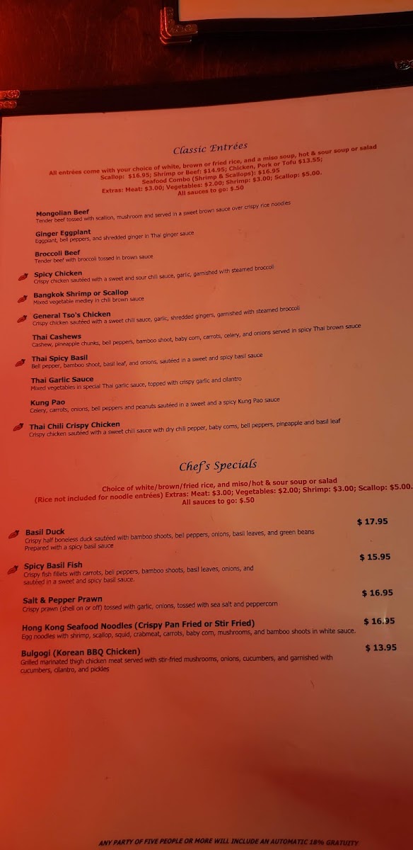 Sushi Iwa Morrisville menu board