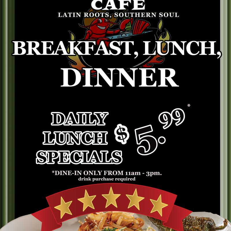 Chapin's Cafe menu board