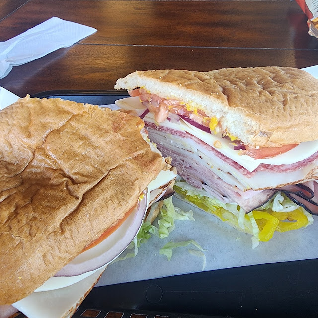 Cold Cut Meat Sub Sandwich