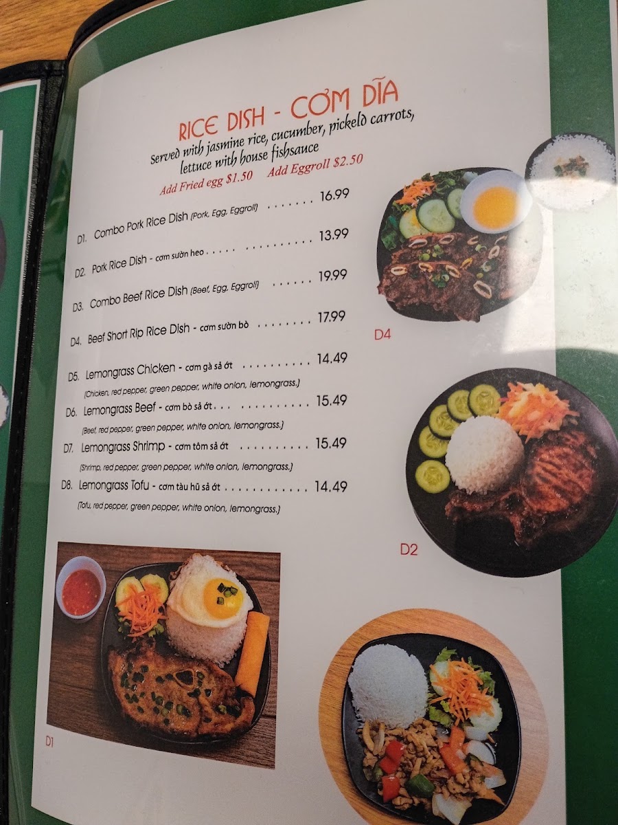 Mama’s Pho N More 2 menu board