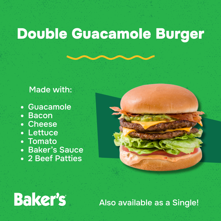 Baker's Drive-Thru menu board