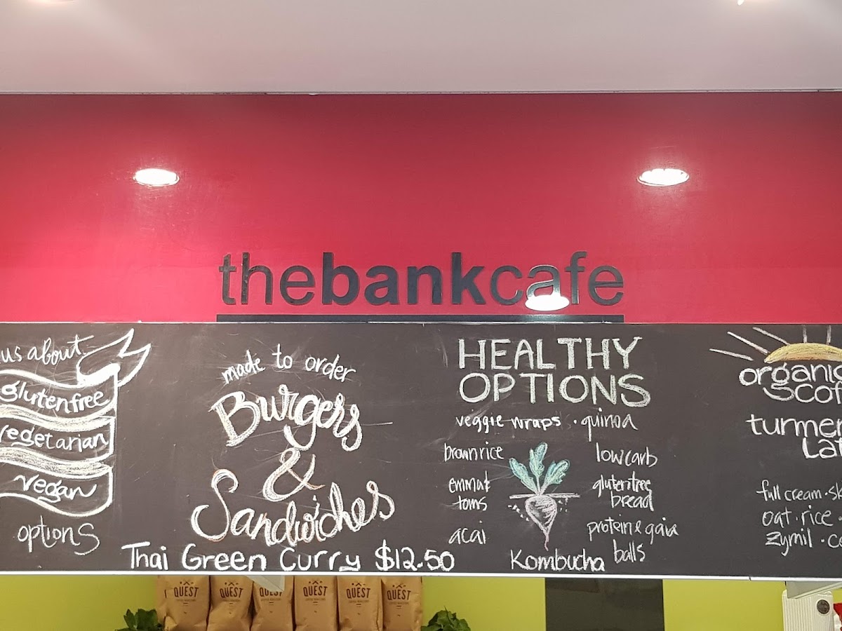 Bankoffee menu board