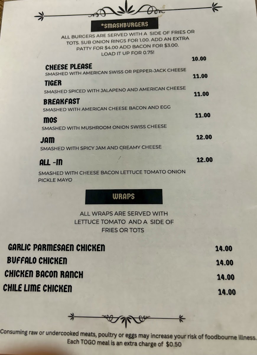 Manhattan Depot menu board