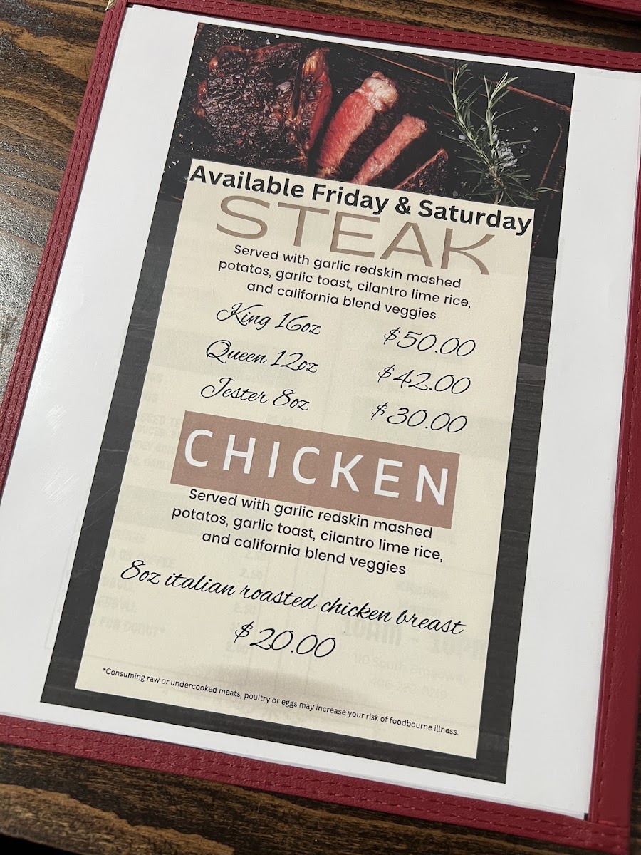 Manhattan Depot menu board