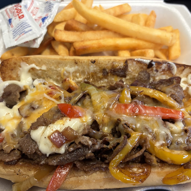 Philly Cheese Steak w Fry