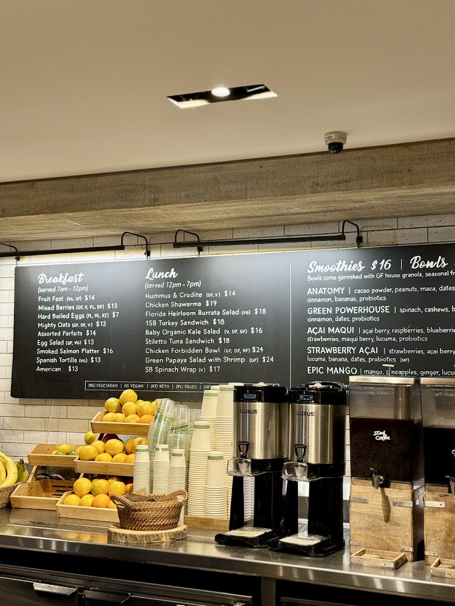 Neighbors menu board