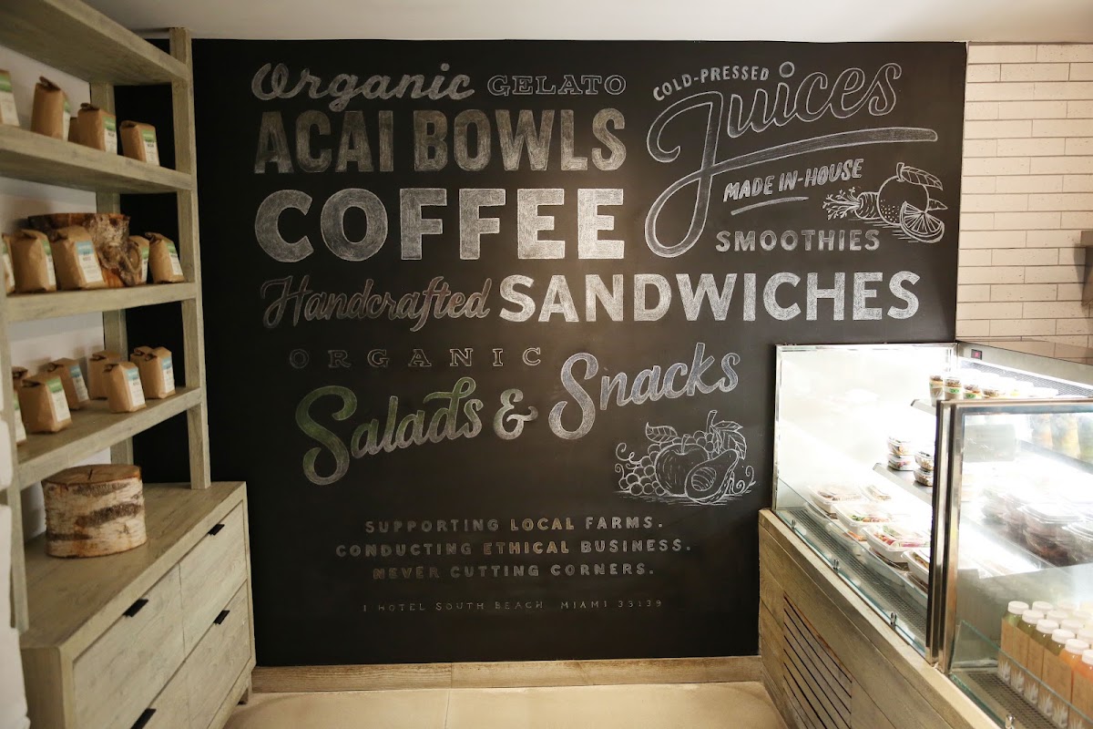 Neighbors menu board