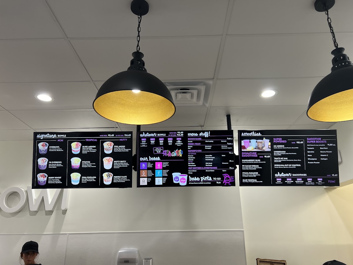 everbowl menu board