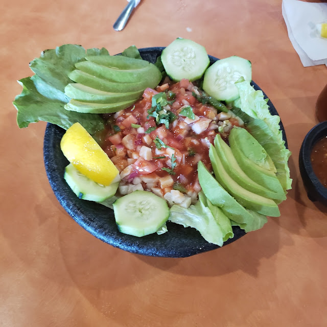 Ceviche Fish Shrimp Salad