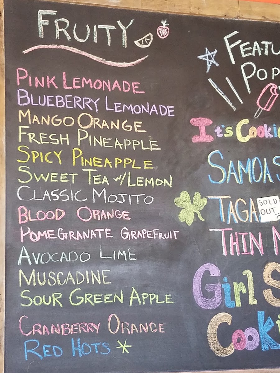 Frios Gourmet Pops - Alabaster menu board