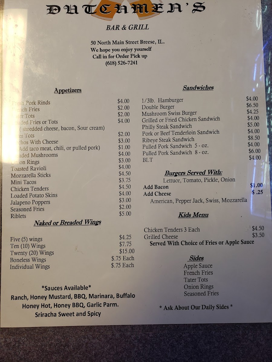 Dutchmen's Bar And Grill