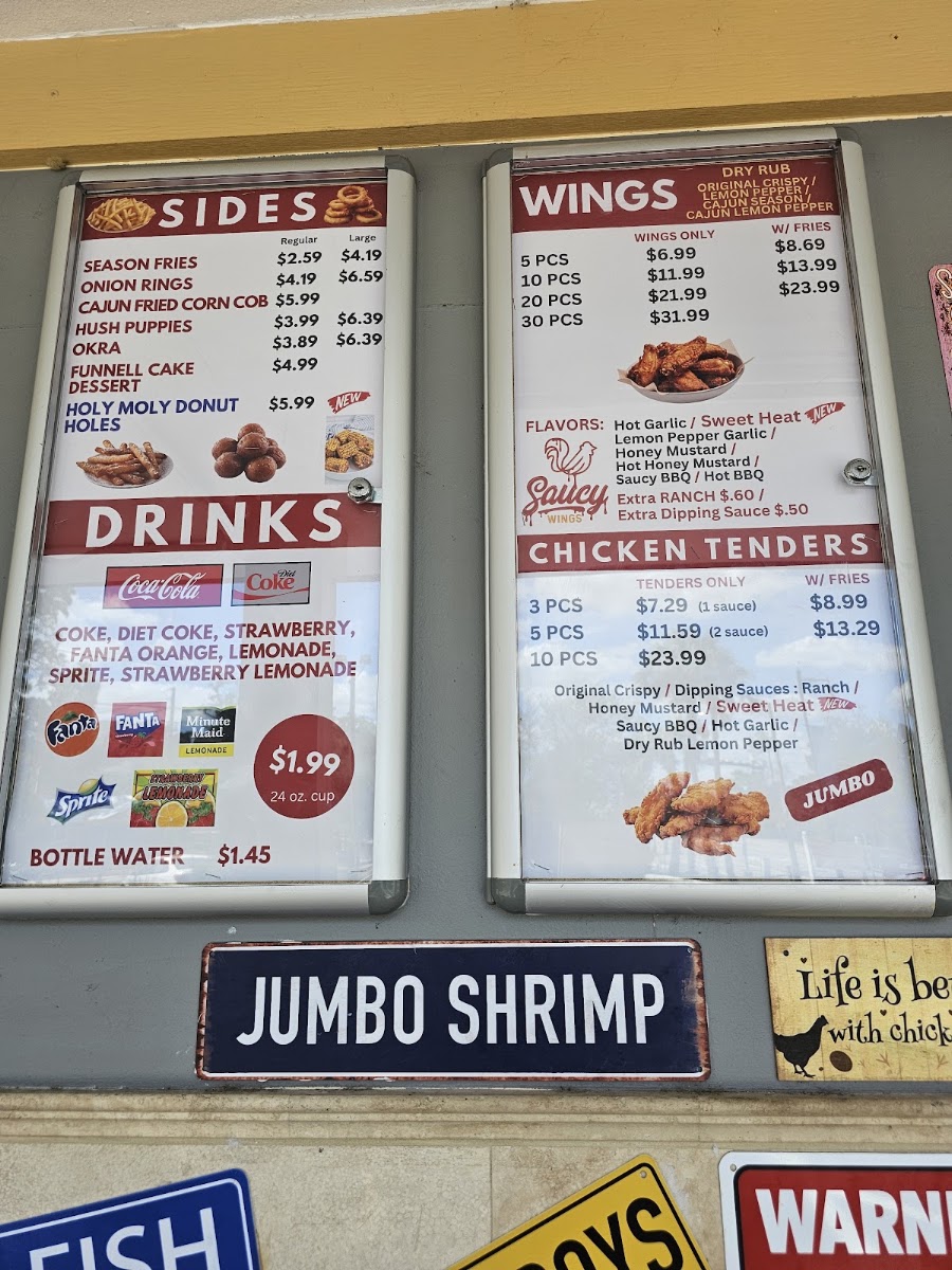 Holy Moly Burgers & the Bird menu board