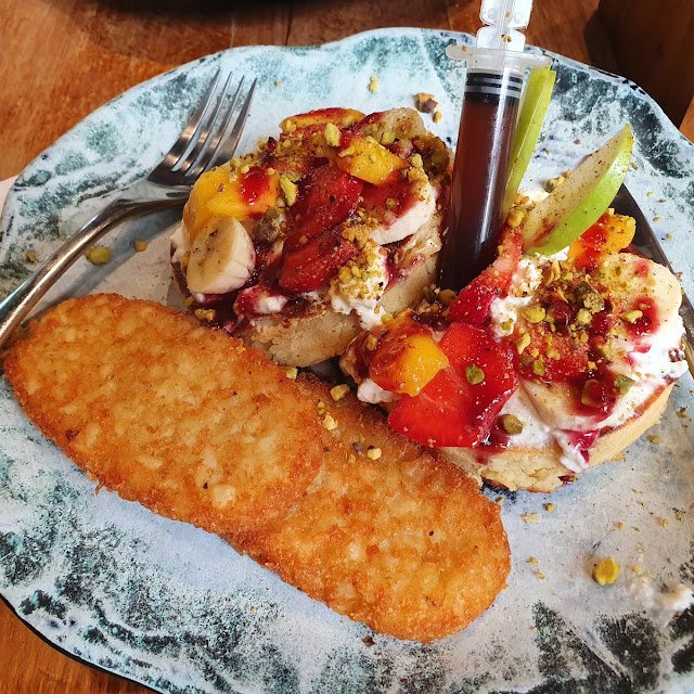 Sunrise Pistachio Pancake Breakfast