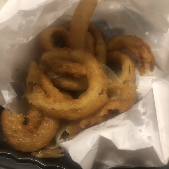 Fried Shrimp with Onion Rings