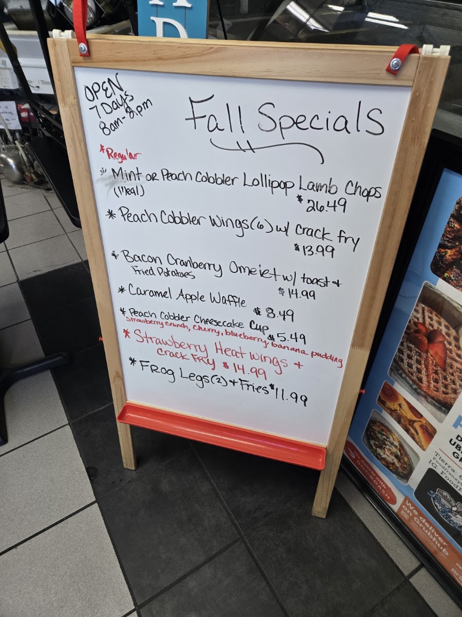 Food Frenzy Brunch menu board
