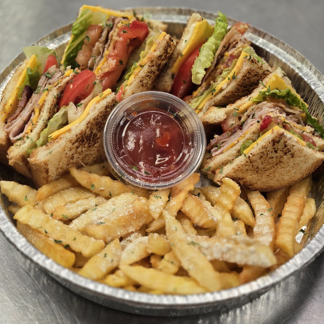 Tierra's Turkey Club w Crack Fries