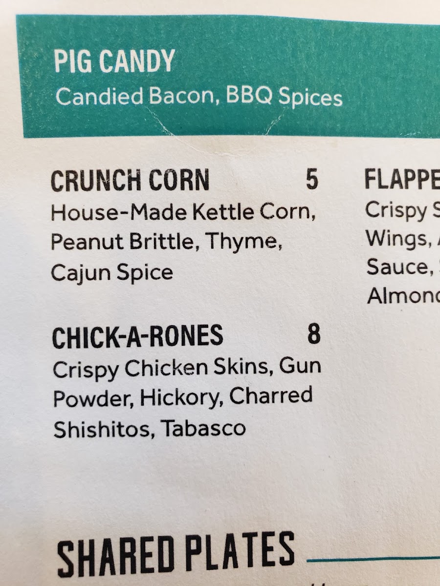 Main Street Station menu board