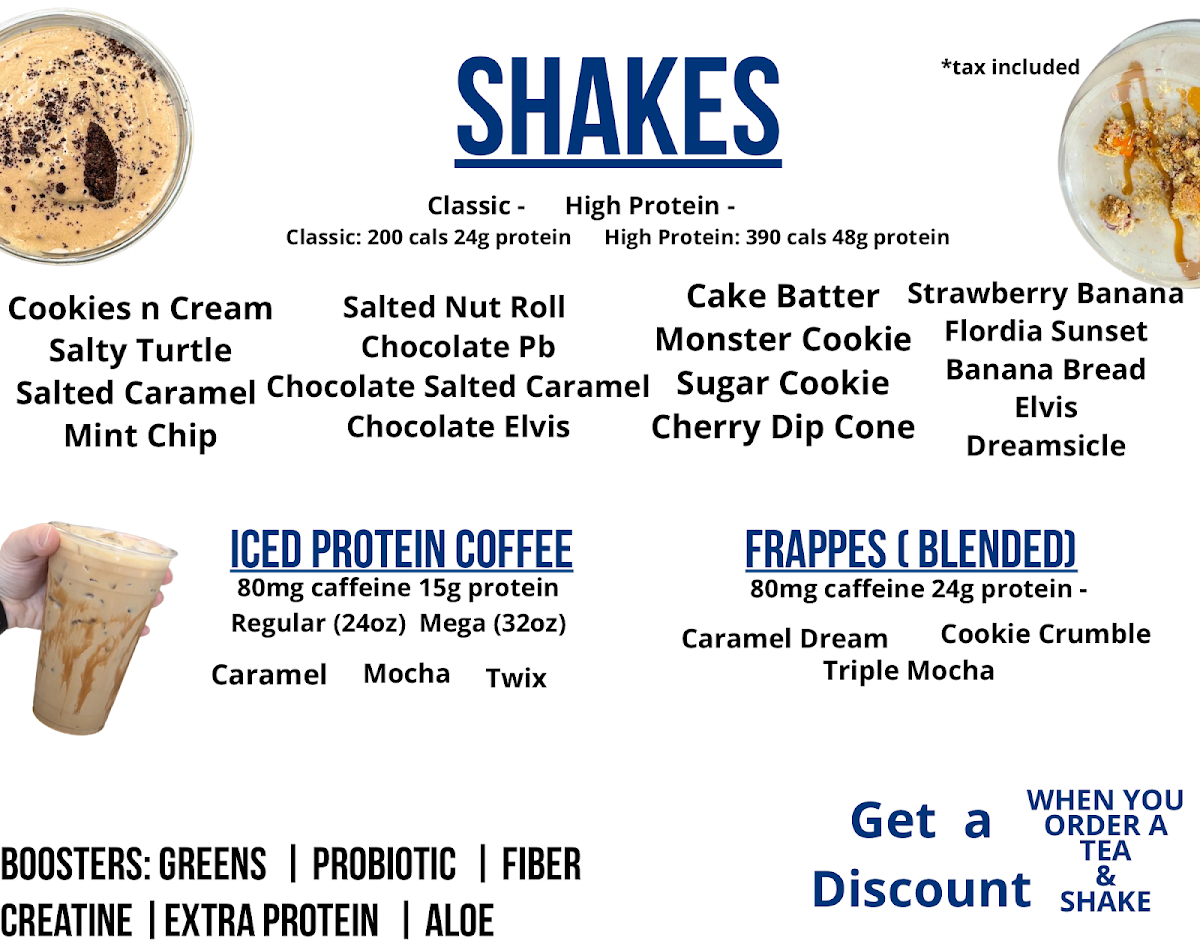 Norski Nutrition menu board