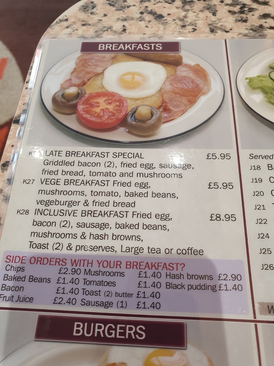Cafe Local, Havant Station - Platform 1 menu board