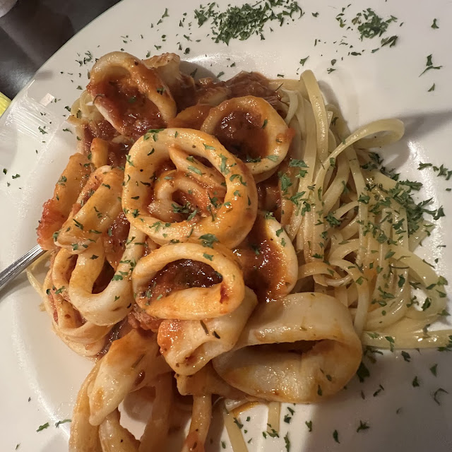 Calamari Fra Diavolo or Marinara