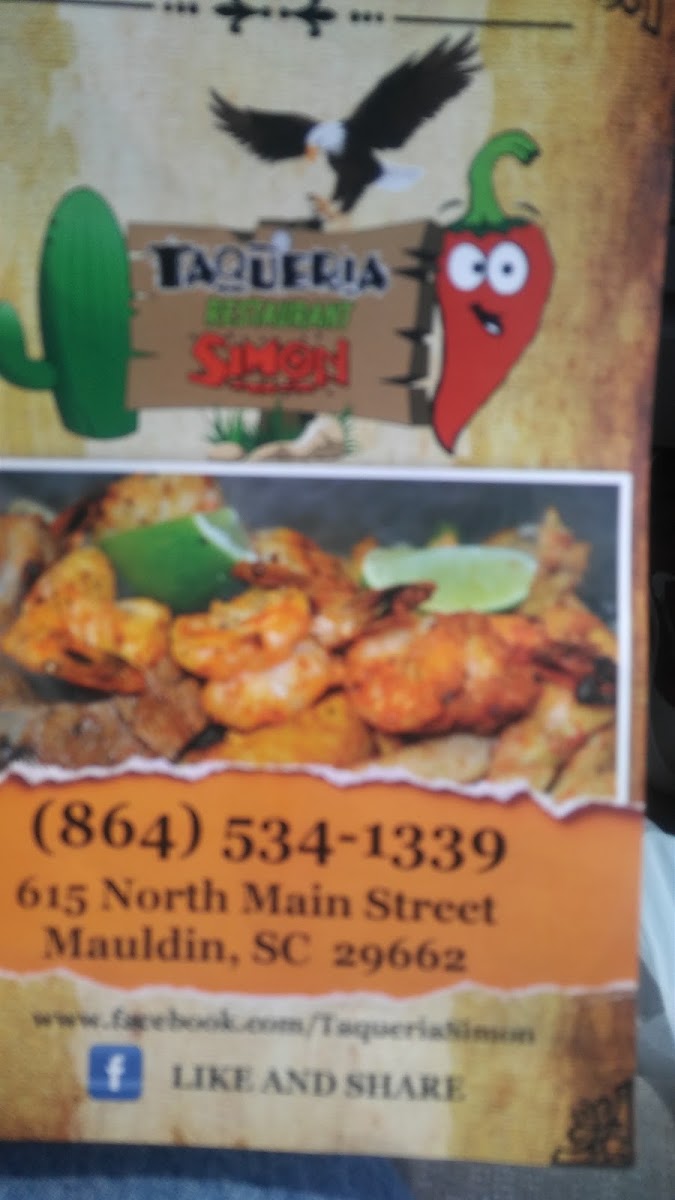 The Jalapeno Mexican Fast Food And Grill menu board