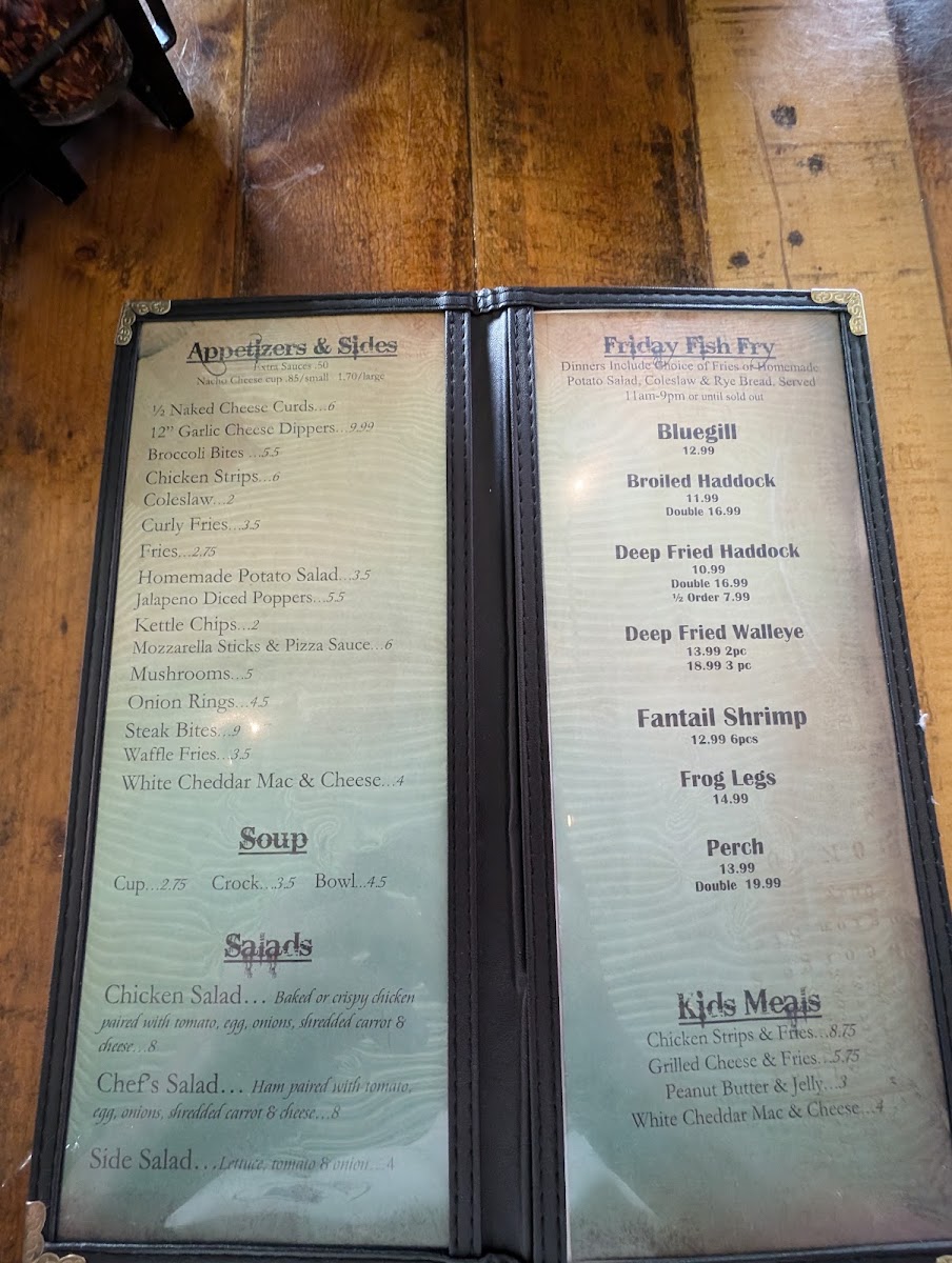 Mimi's On Route 49 menu board