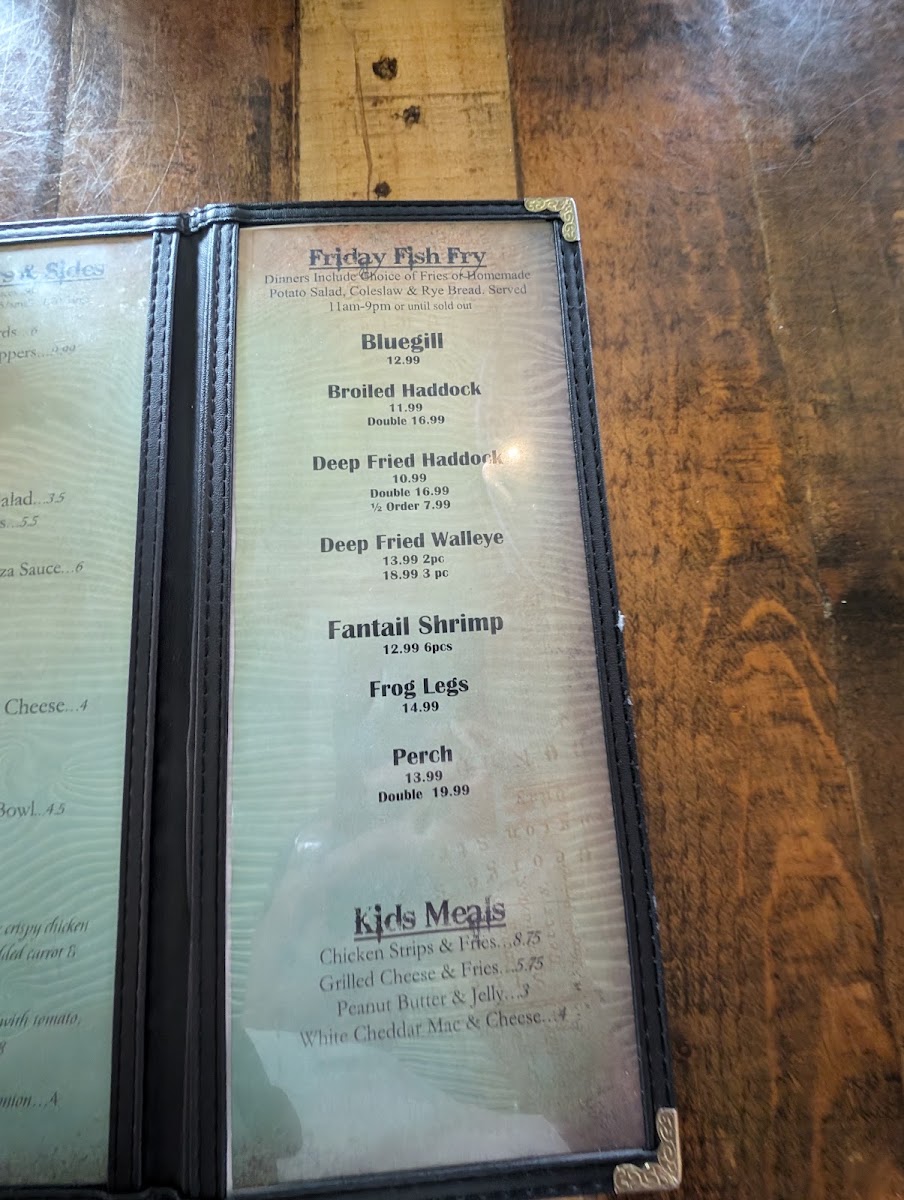 Mimi's On Route 49 menu board